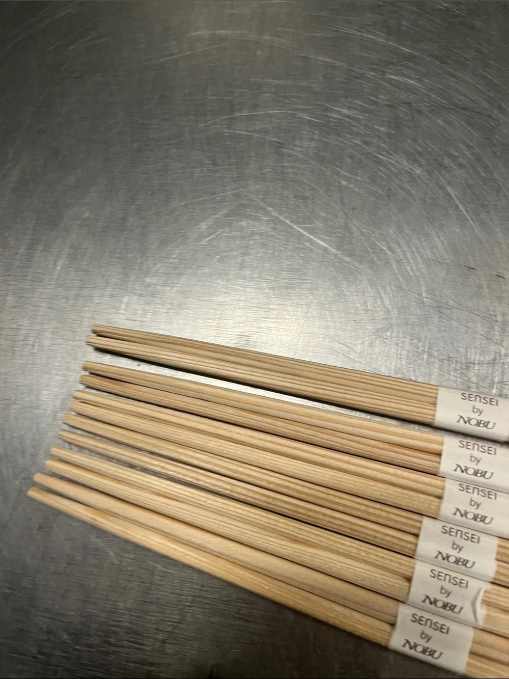 Sensei by Nobu Bamboo Chopsticks - six pair
